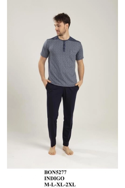 5277 JAKAR BIYE YAKA PYJAMA SET