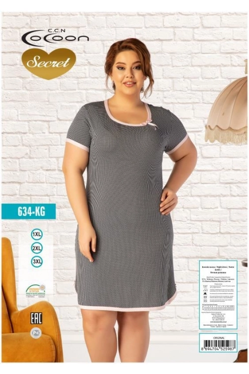 634.KG - BAYAN KISA KOL GECELİK