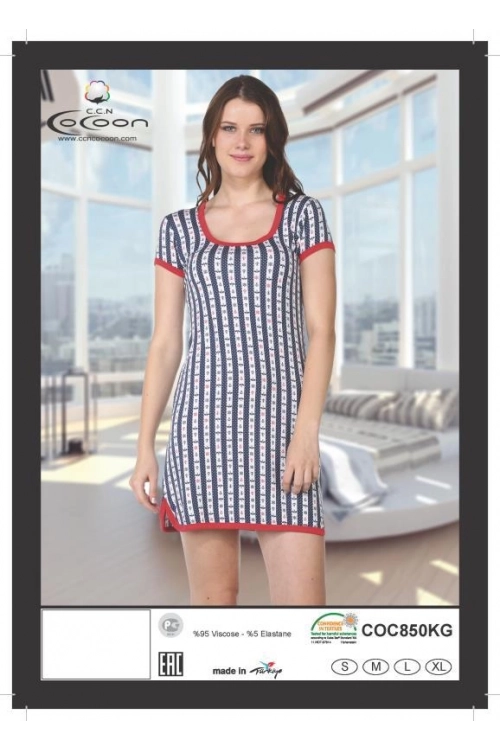 850.KG - WOMEN SHORT SLEEVE NIGHT GOWN