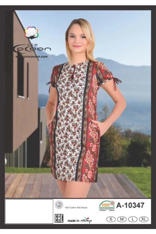 A10347  SHORT SLEEVE TUNIC - WOMAN TUNIC