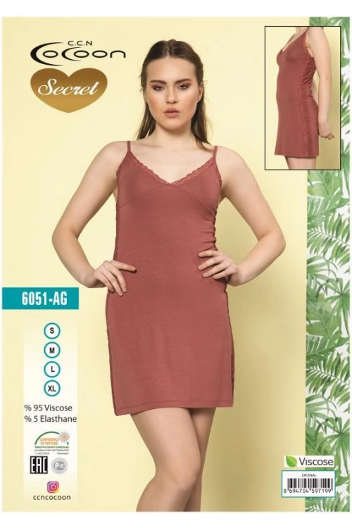 COC-6051.AG SLEEVE NIGHT GOWN