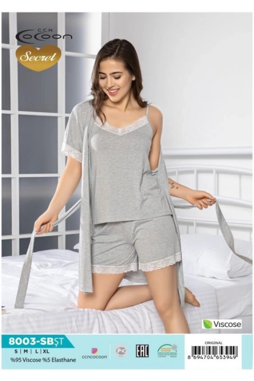 COC-8003 MORNING GOWN SHORT SET