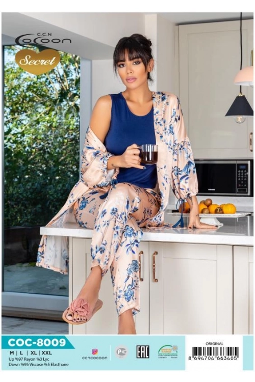 COC-8009 MORNING GOWN PYJAMA SET