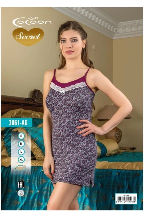 COC.3061.AG SLEEVE NIGHT GOWN