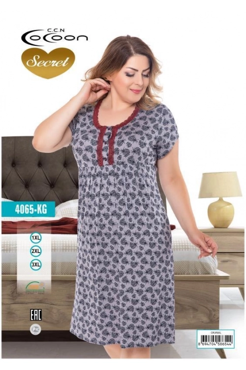 COC.4065.KG SHORT SLEEVE NIGHT GOWN