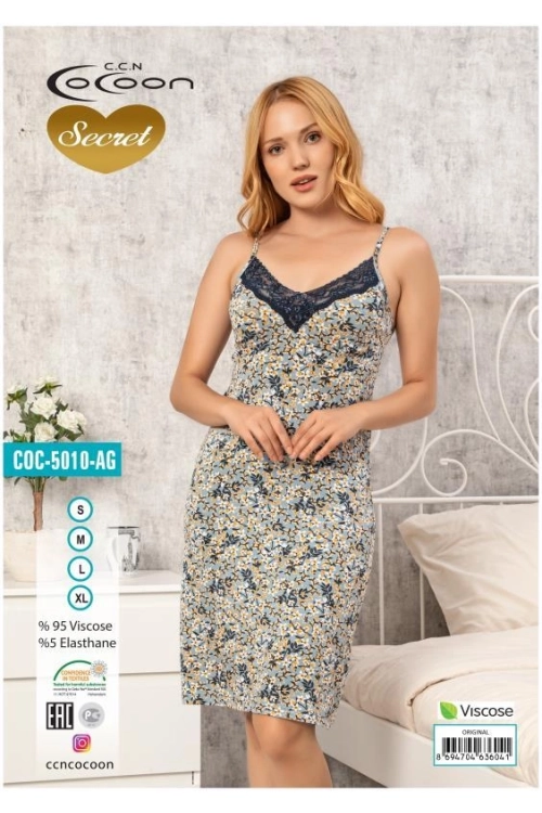 COC.5010.AG SLEEVE NIGHT GOWN