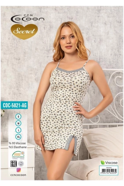 COC.5021.AG SLEEVE NIGHT GOWN