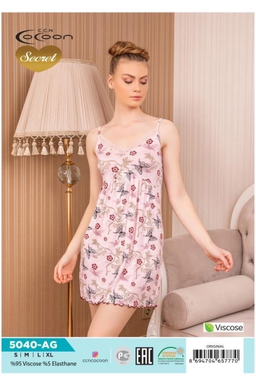 COC.5040.AG SLEEVE NIGHT GOWN