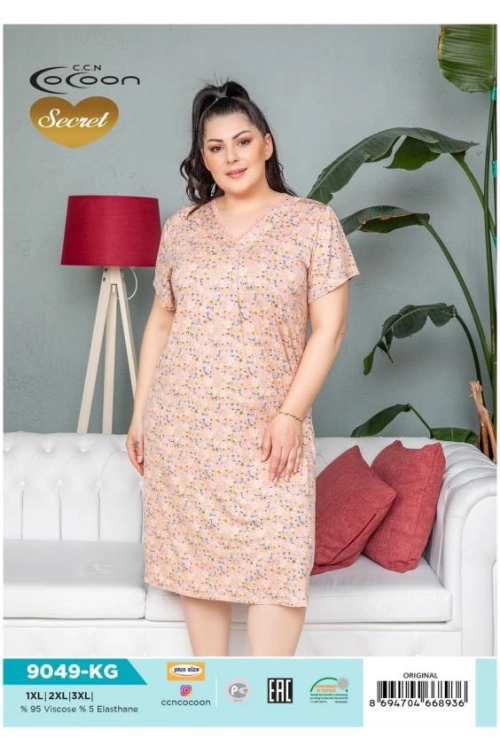 COC.9049.KG SHORT SLEEVE NIGHT GOWN