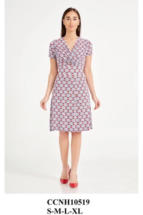 H10519 SHORT SLEEVE TUNIC