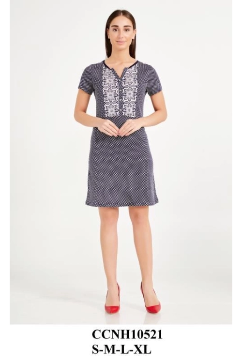 H10521 SHORT SLEEVE TUNIC