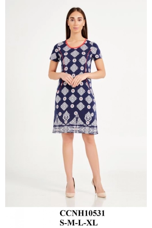 H10531 SHORT SLEEVE TUNIC