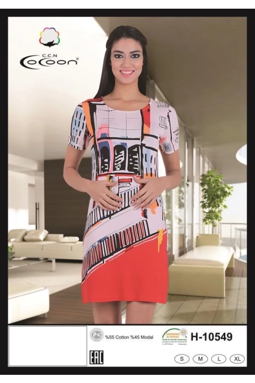 H10549 KISA KOL TUNİK