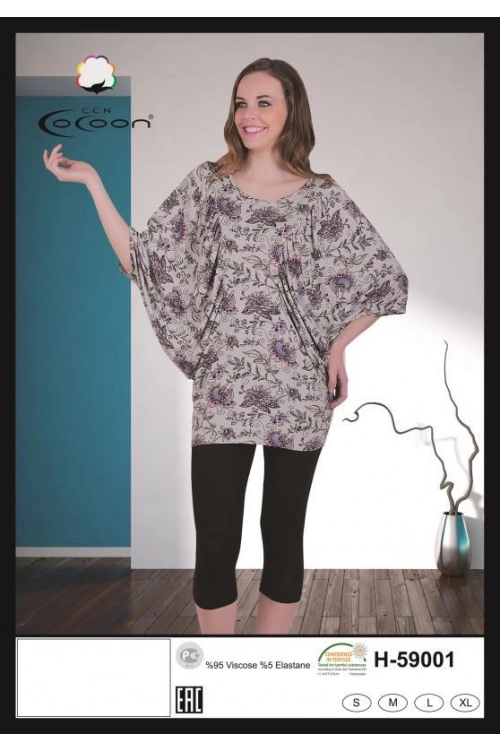 H59001 YARASA KOL TAYT TAKIM