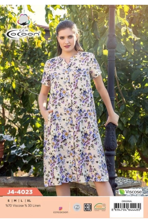 J4-4023 DÜĞMELİ SABAHLIK