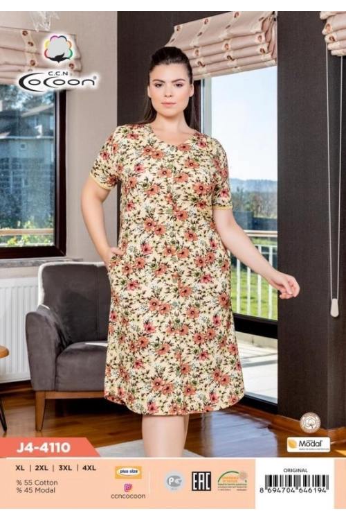 J4-4110 BUTTOM MORNING GOWN