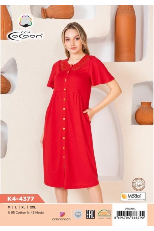 K4-4377 MORNING GOWN