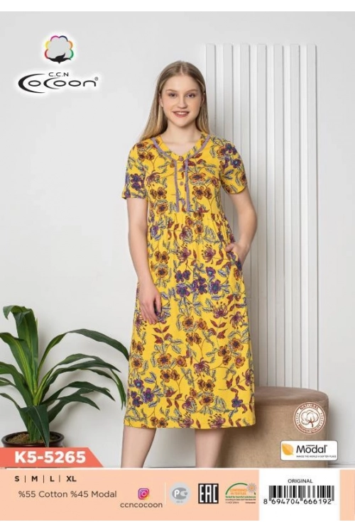 K5-5265 MAXİ ELBİSE