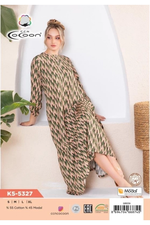 K5-5327 MAXİ ELBİSE