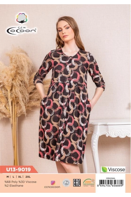 U13-9019 MORNING GOWN