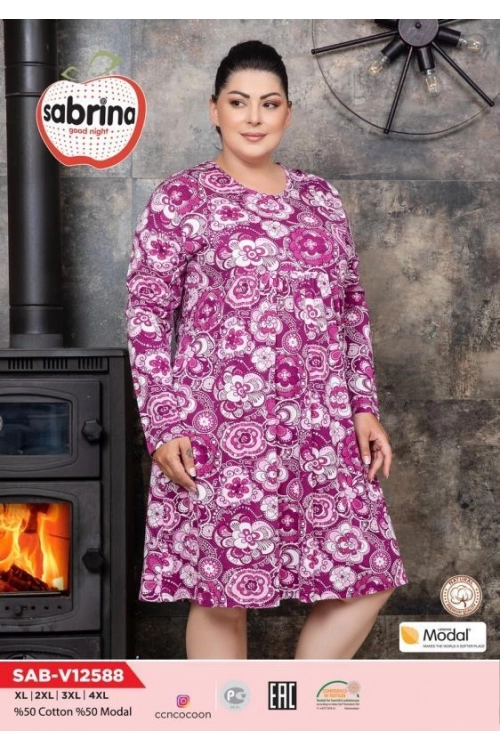 V12588 KLASIK NIGHT GOWN