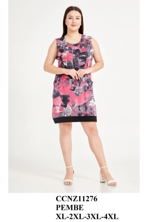 Z11276  KISA KOLLU TUNİK- WOMAN TUNIC