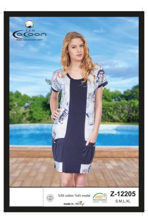 Z12205   SLEEVE TUNIC - WOMAN TUNIC