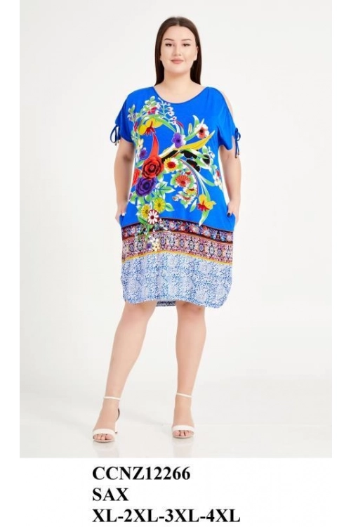 Z12266  ÇIKMA KOL TUNIK - WOMAN TUNIC