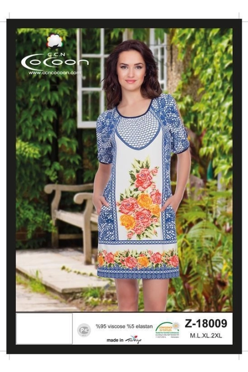 Z18009   1/2 KOL TUNIK - WOMAN TUNIC