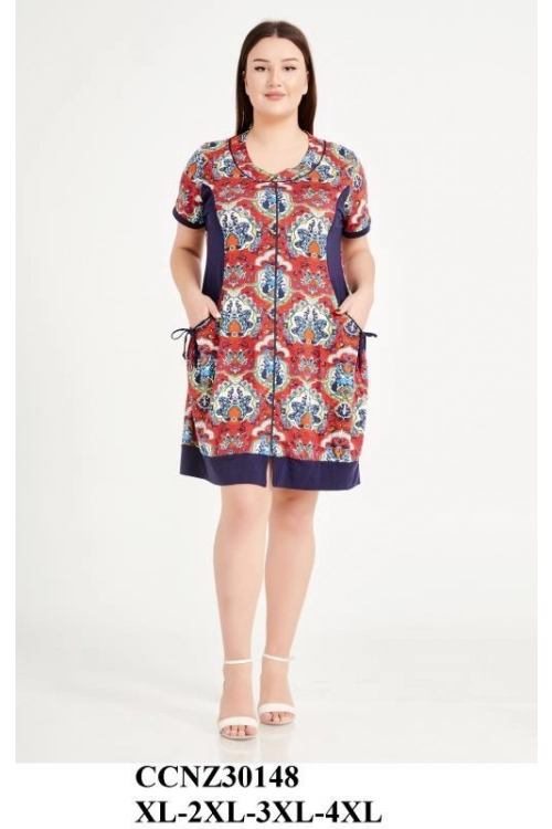 Z30148   WOMAN MORNING GOWN