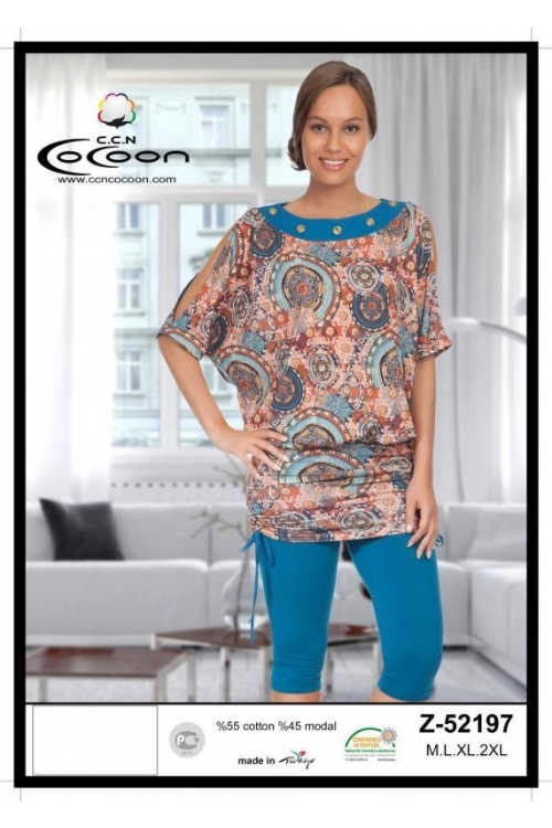 Z52197 - ÇIKMA KOL TAYT TK. - WOMAN TIGHT SET