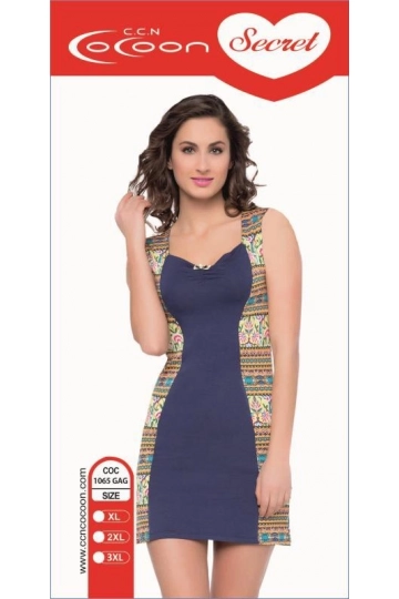 1065 .GAG - GENİŞ ASKILI GECELİK NIGHTGOWN STRAPS WIDE