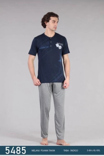 5485 MELANJ ERKEK PIJAMA TK