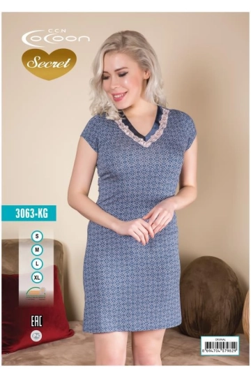 COC.3063.KG SHORT SLEEVE NIGHT GOWN
