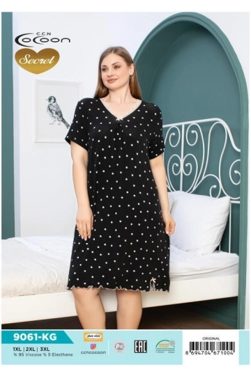 COC.9061.KG SHORT SLEEVE NIGHT GOWN