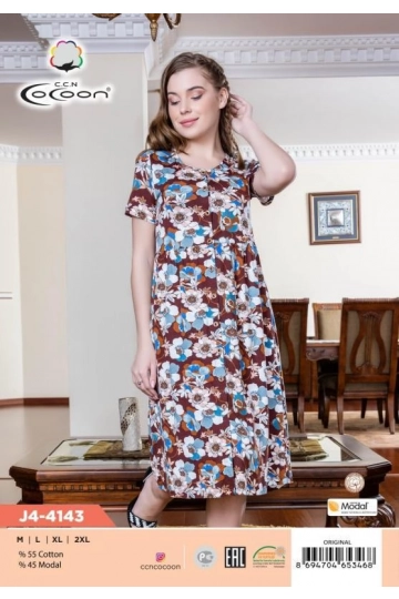 J4-4143 BUTTOM MORNING GOWN