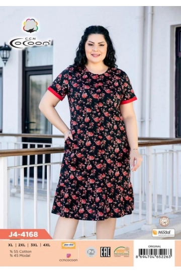 J4-4168 DÜĞMELİ SABAHLIK