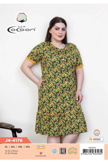 J4-4176 BUTTOM MORNING GOWN