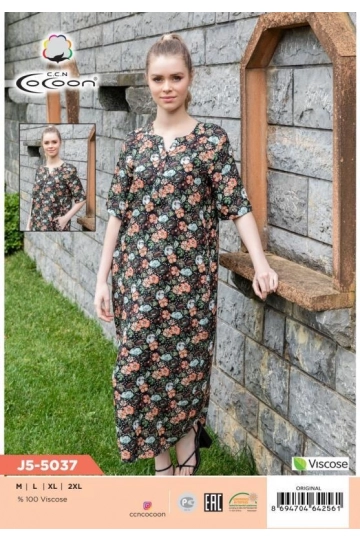 J5-5037 MAXİ ELBİSE