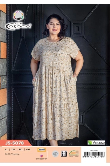 J5-5078 MAXİ ELBİSE