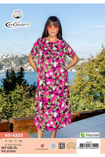 K5-5223 MAXİ ELBİSE