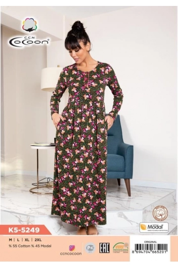 K5-5249 MAXİ ELBİSE