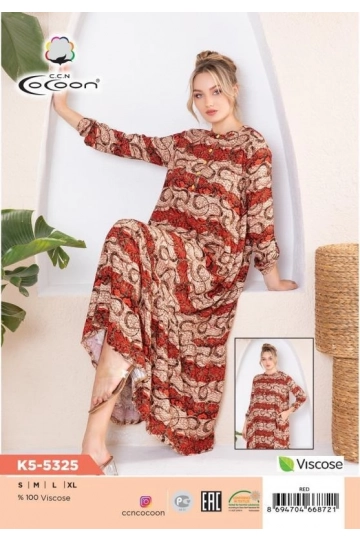 K5-5325 MAXİ ELBİSE