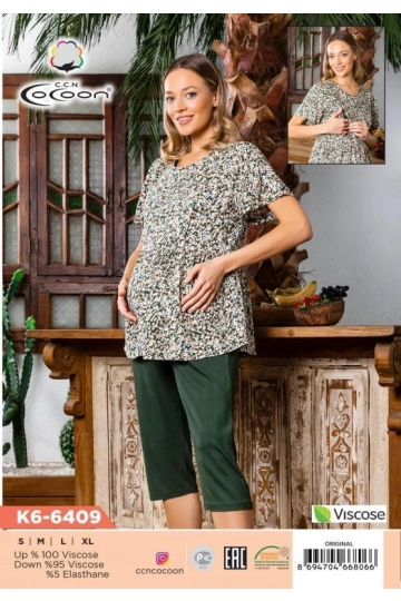 K6-6409 HAMİLE KAPRİ TAKIM