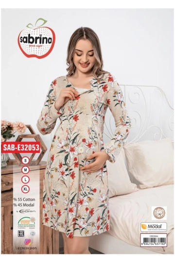 SAB.E32053 HAMİLE GECELİK