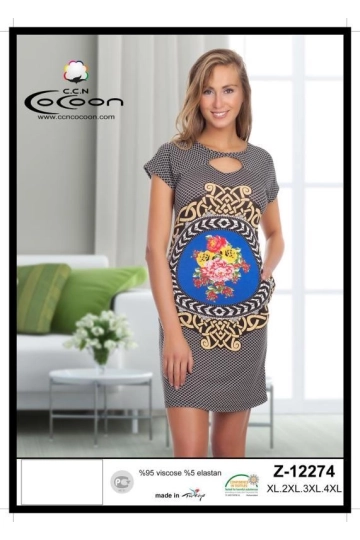 Z12274  ÇIKMA KOL TUNIK - WOMAN TUNIC