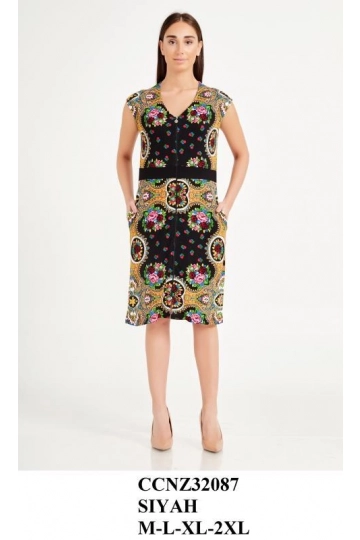 Z32087 SABAHLIK - WOMAN MOORNING GOWN