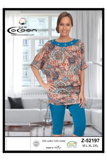 Z52197 - ÇIKMA KOL TAYT TK. - WOMAN TIGHT SET